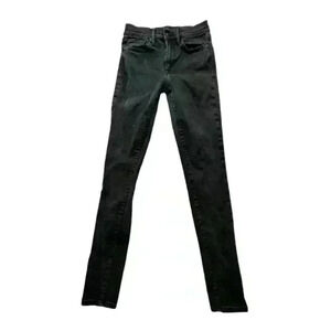 GAP‎ 1969 Skinny Women's Stretch Black Jeans Size 26 R 26x26